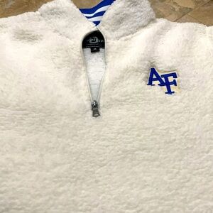 Air Force sweatshirt. 3/4 zip.